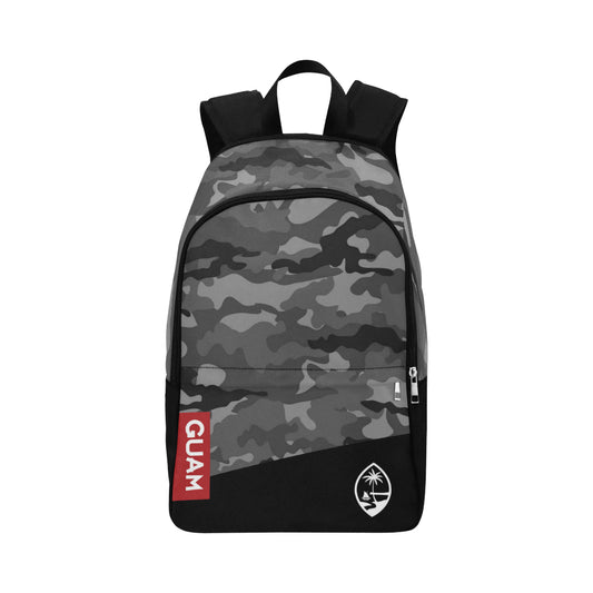 Guam Halftone Gray Camo Laptop Backpack