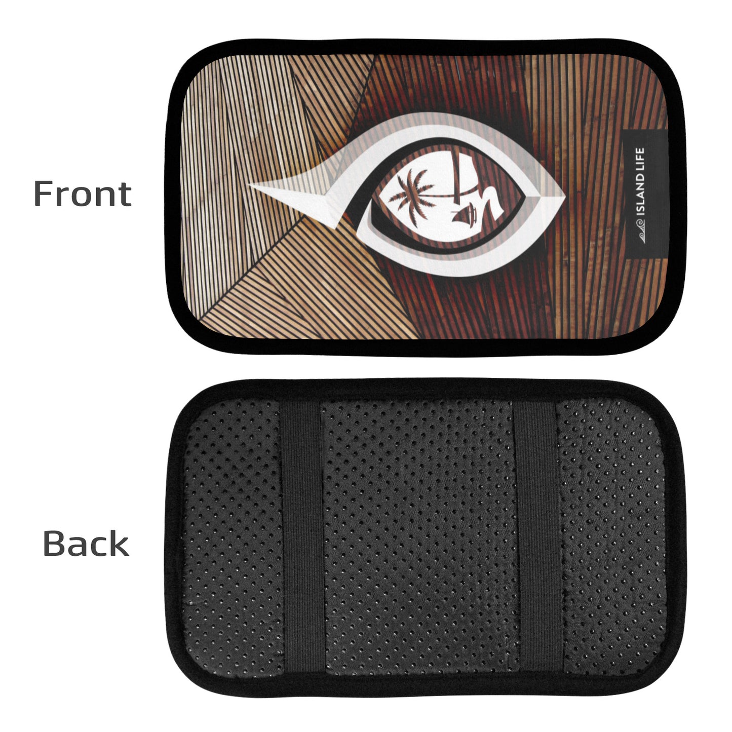 Guam Tribal Hook Car Armrest Cover