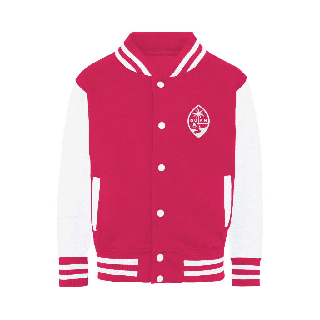 Guam Floral Varsity Jacket