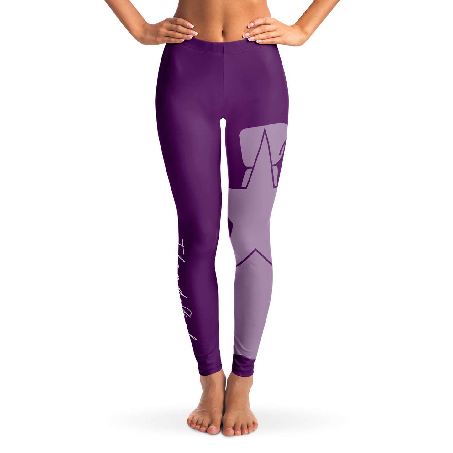 CNMI Seal Island Girl Purple Premium Leggings
