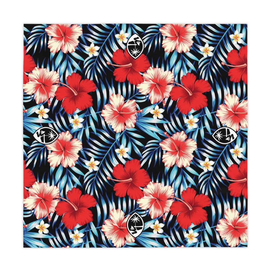 Guam Tropical Floral Table Cloth