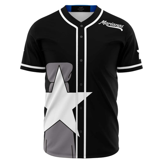 CNMI Saipan Black Baseball Jersey with Personalization