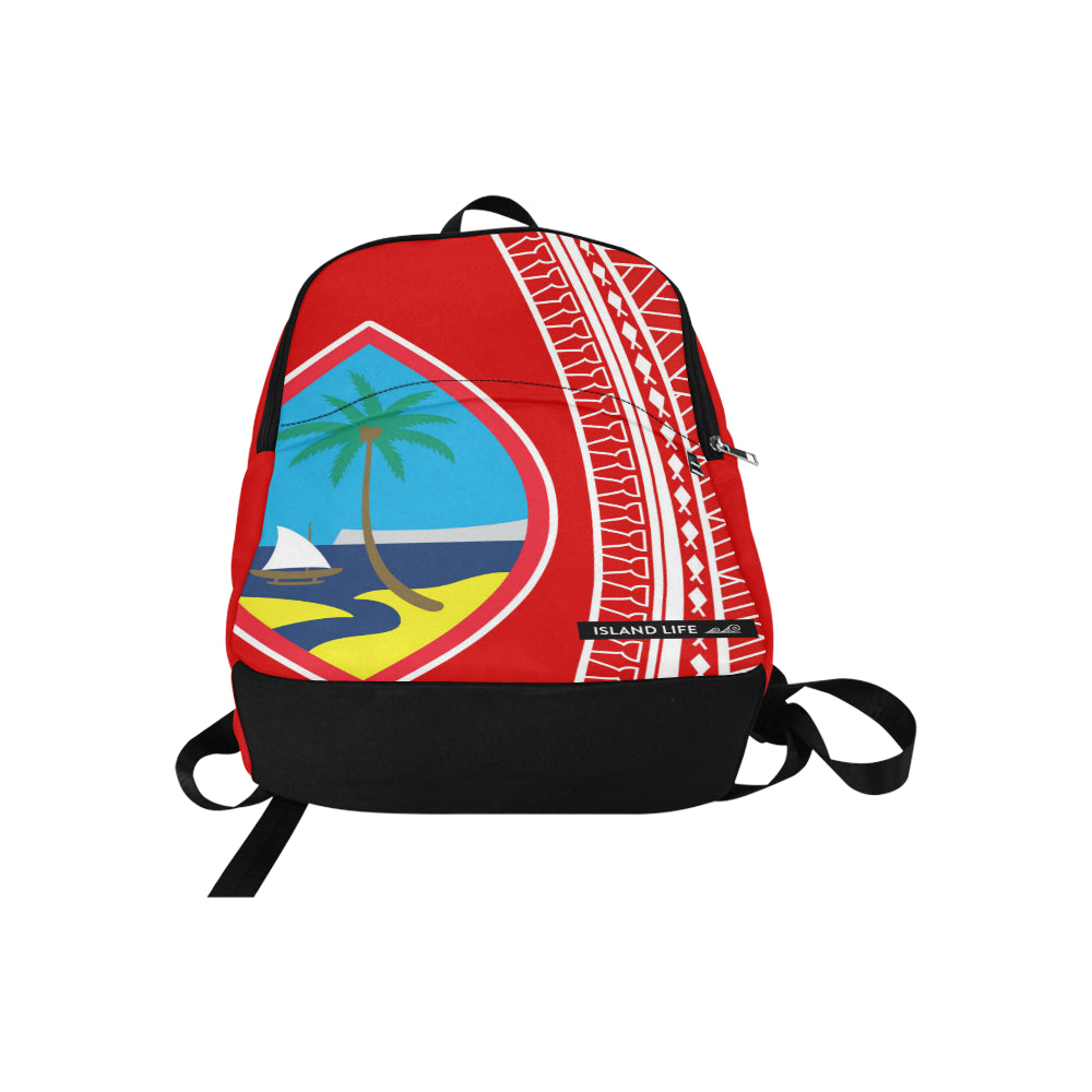 Hafa Adai Guam Tribal Red Laptop Backpack