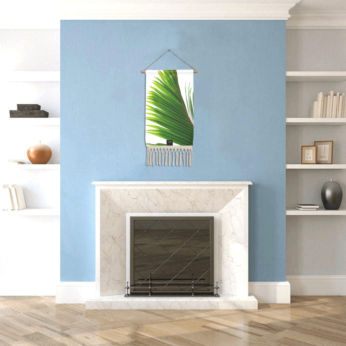 Coconut Tree Leaf Guam CNMI Linen Hanging Poster
