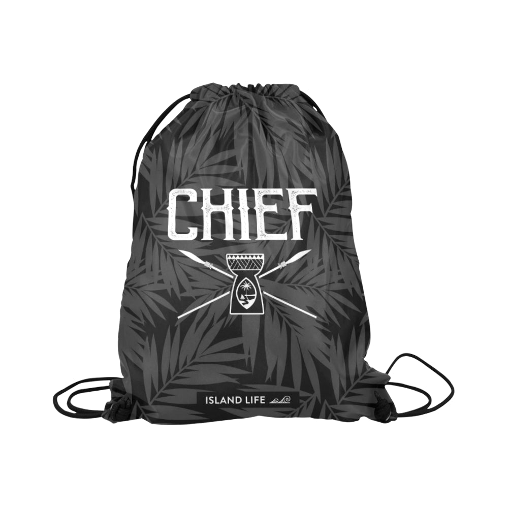 Guam Chief Large Drawstring Bag