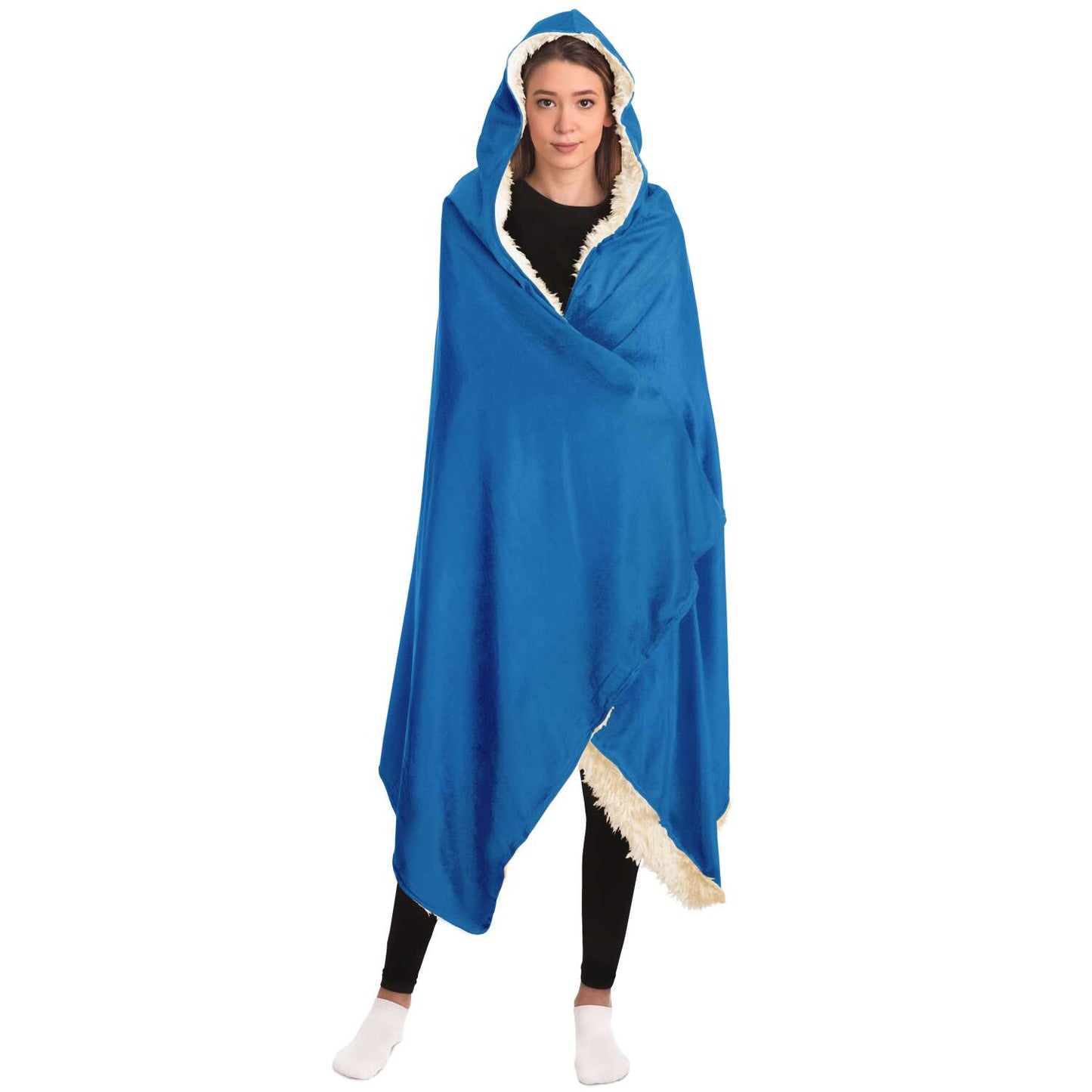 CNMI Seal Saipan Tinian Rota Premium Sherpa Hooded Blanket