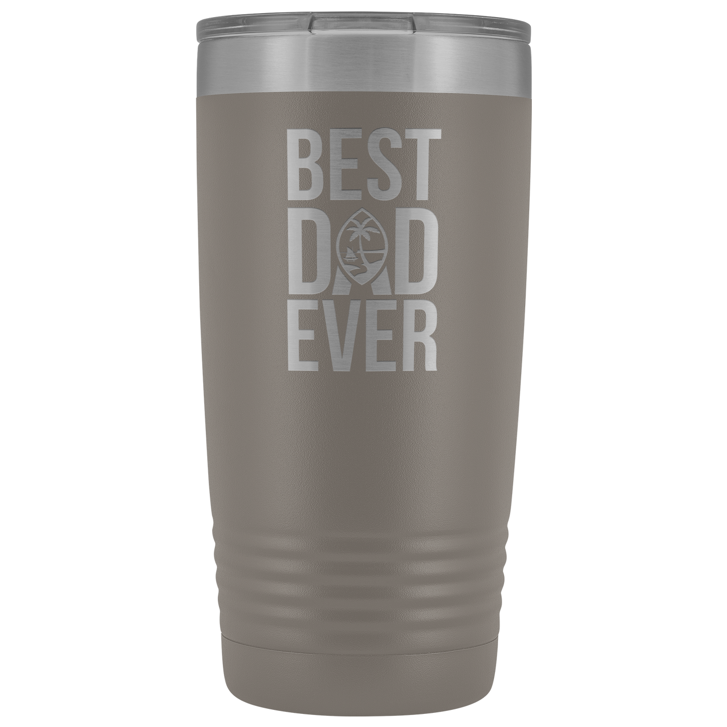 Best Dad Ever Guam Seal 20oz Tumbler