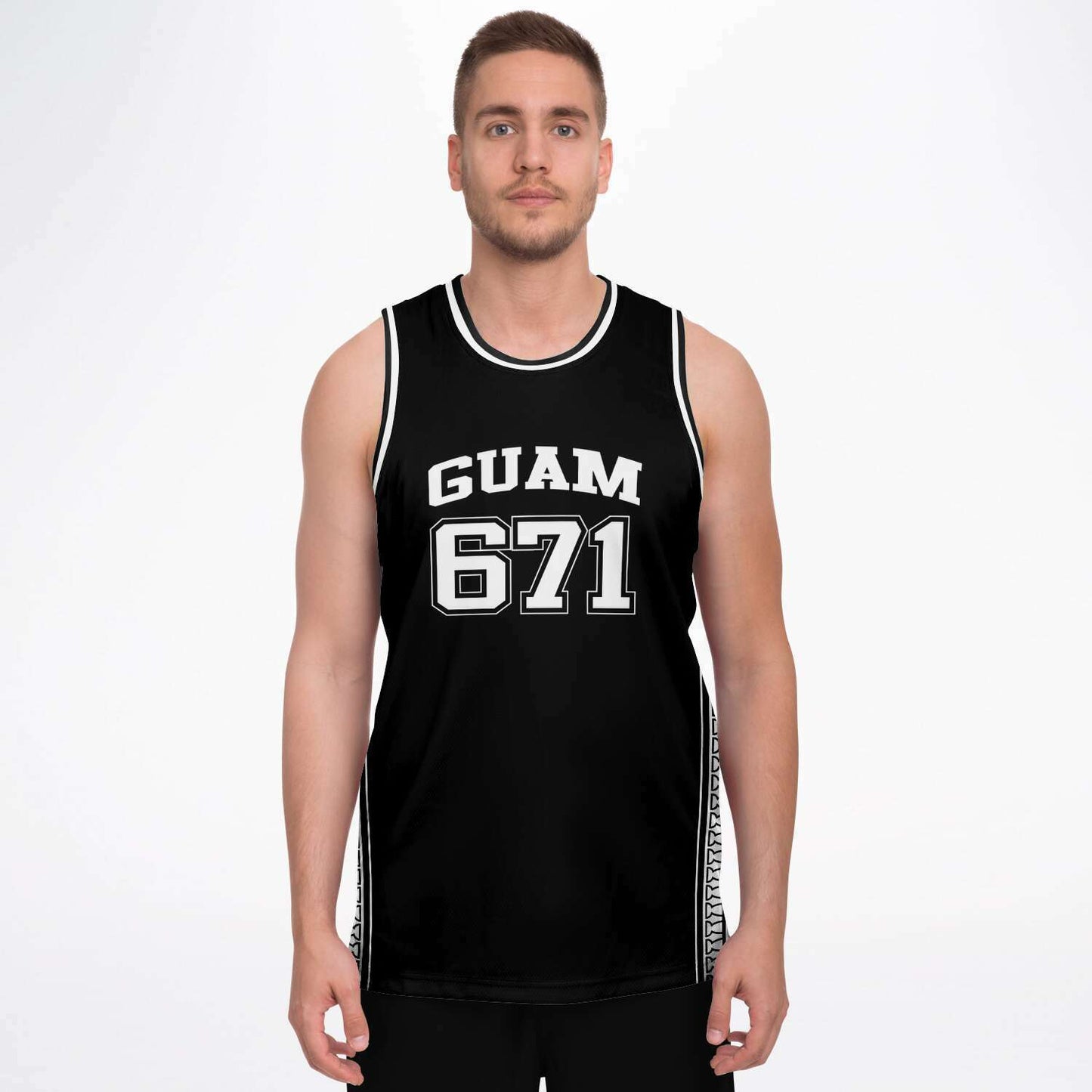 Guam 671 Tribal Basketball Jersey with Personalization