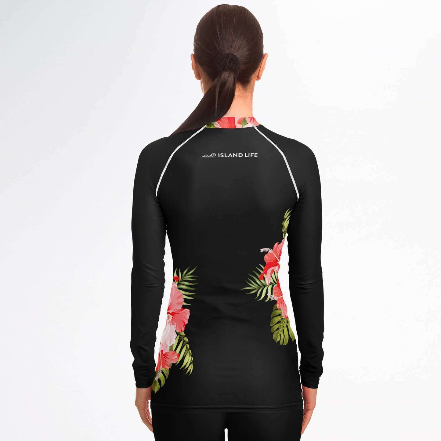 Guam Hibiscus Women's Rashguard