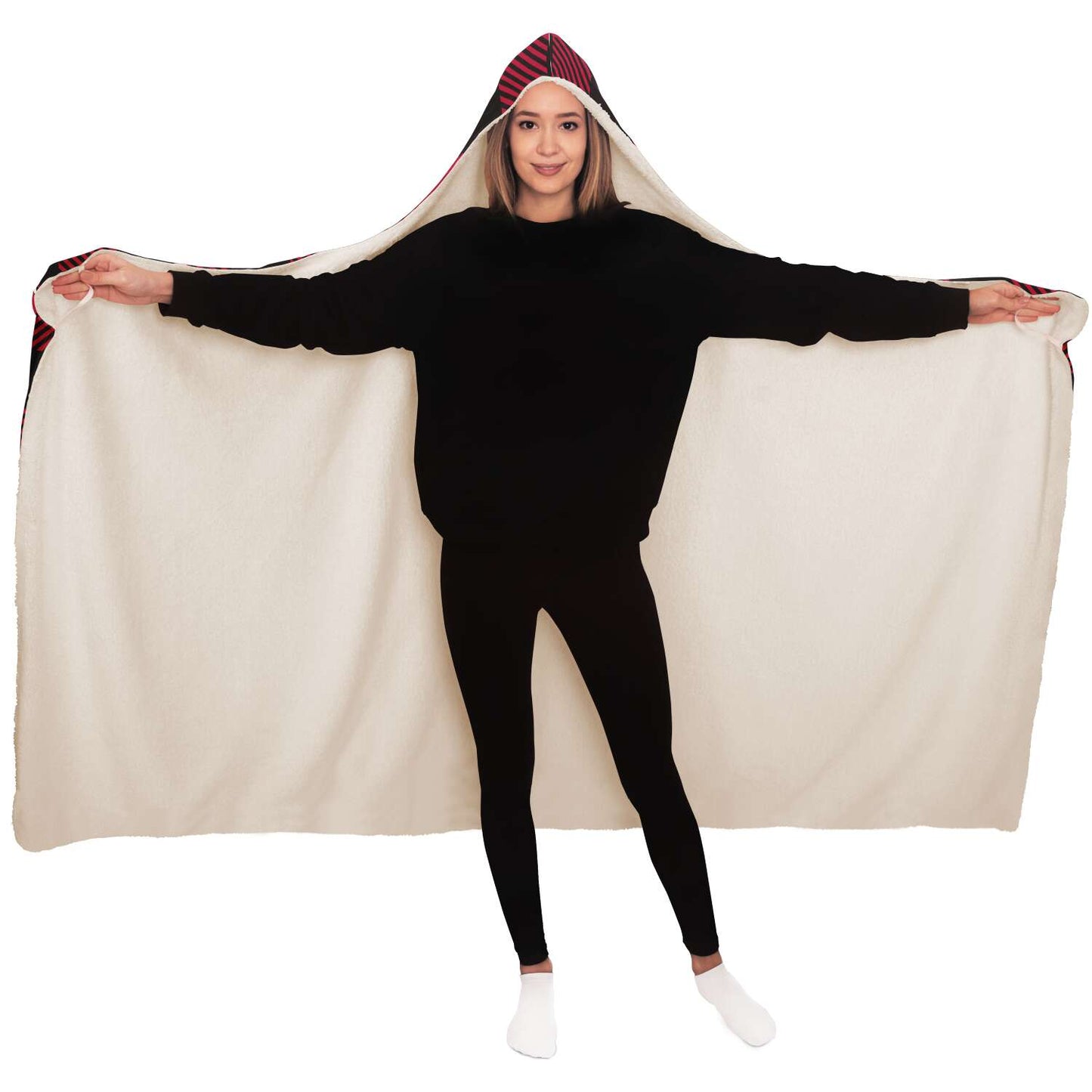 Felis Nabidat Christmas Guam CNMI Premium Sherpa Hooded Blanket