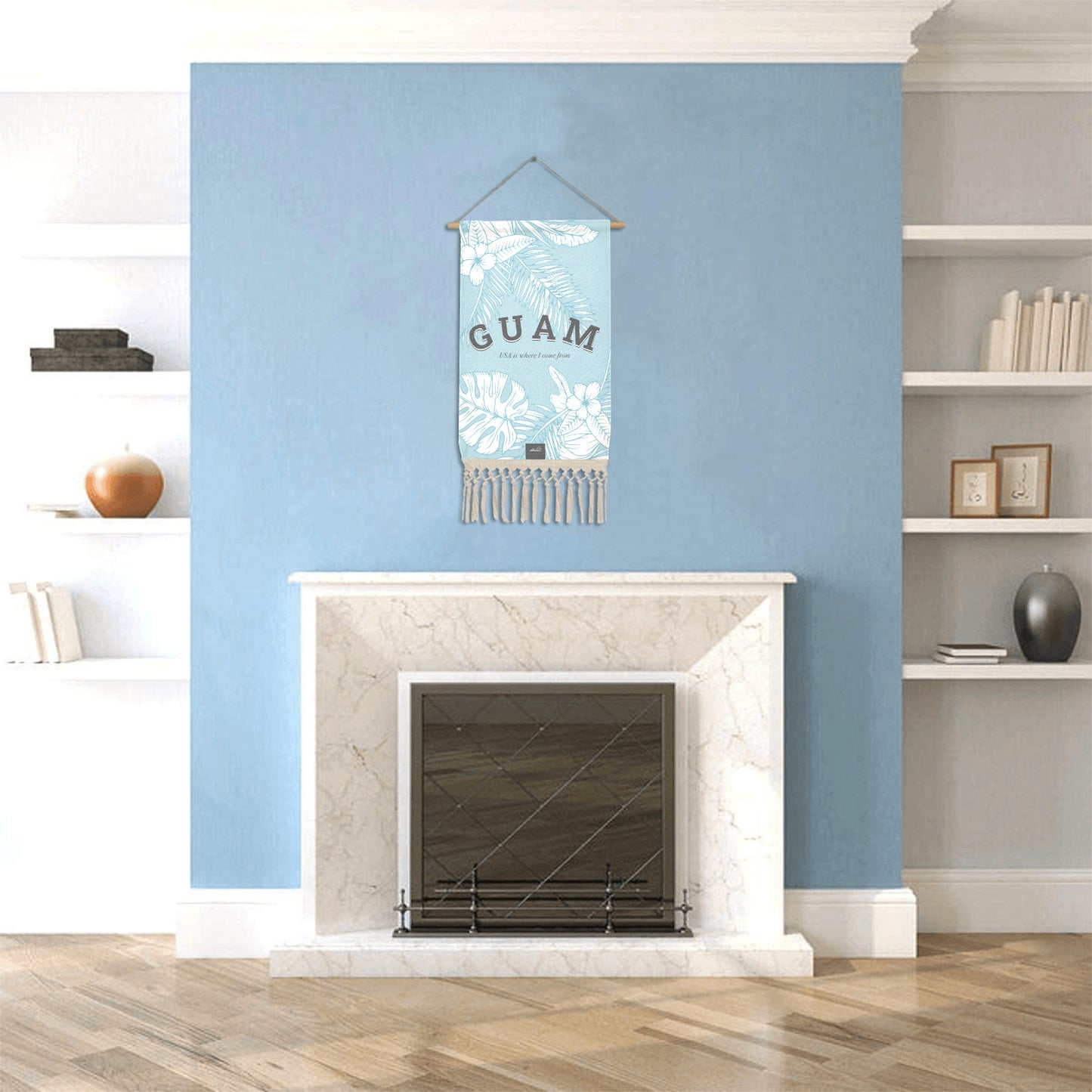 Guam USA Linen Hanging Poster