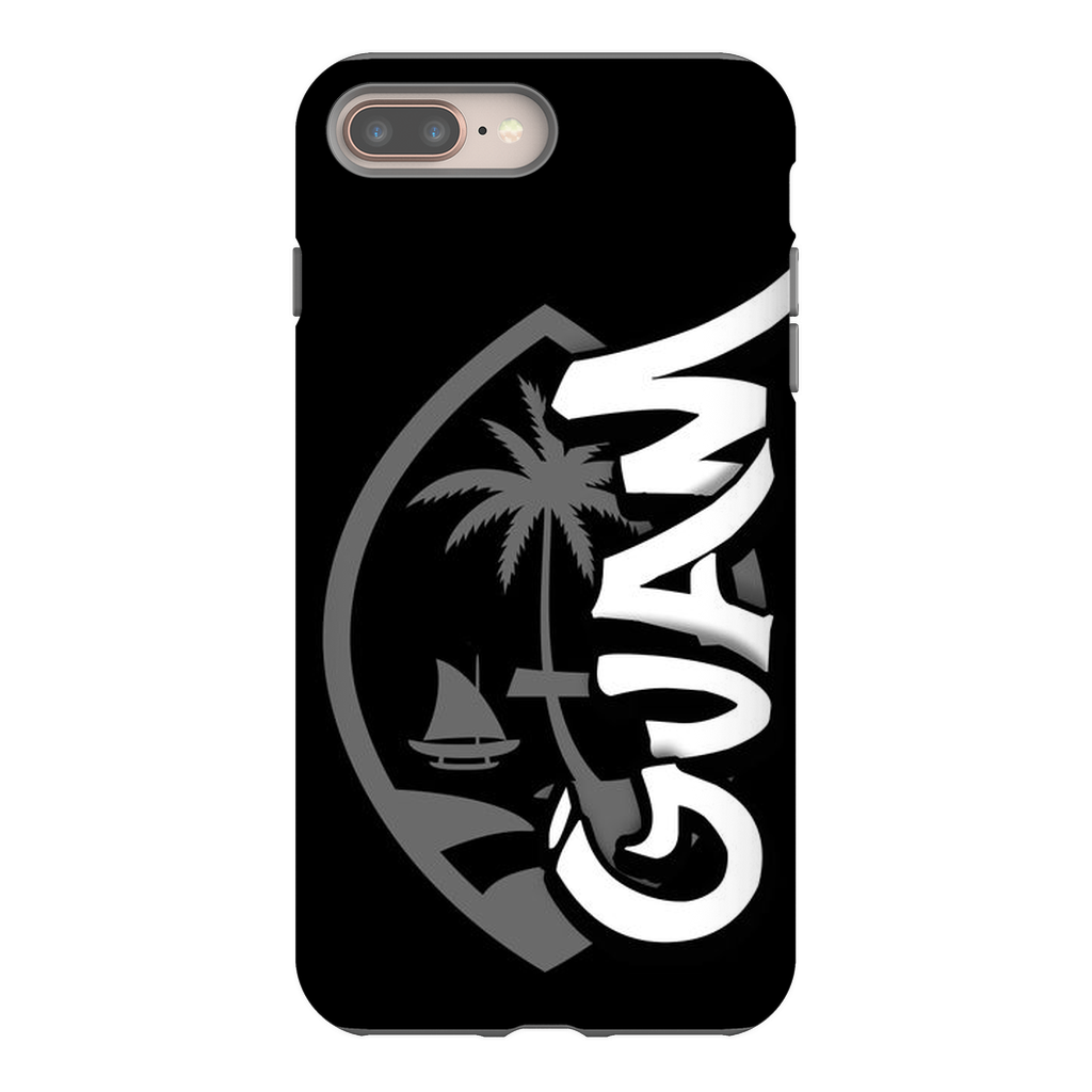 Guam Seal Tagged Gray Premium Glossy Tough Phone Case