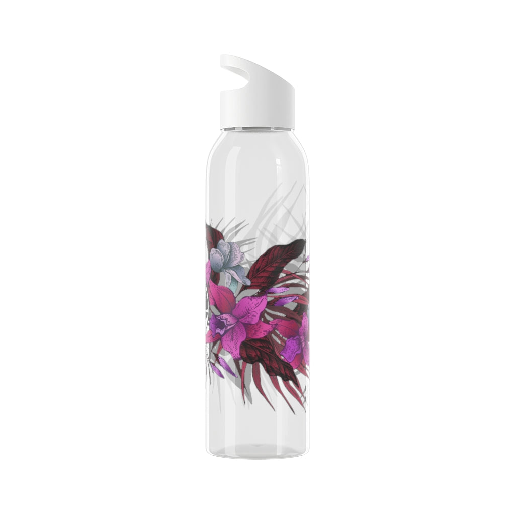 Guam Vintage Hibiscus Sky Water Bottle