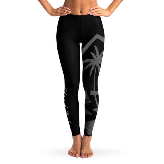 Guam Seal Island Girl Black Premium Leggings