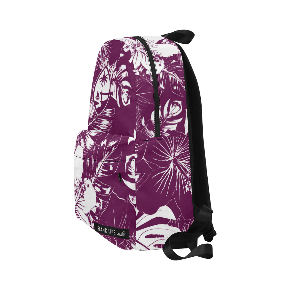Guam Purple Floral Unisex Classic Backpack