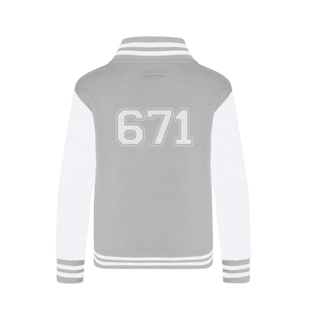 Guam Seal 671 Text Varsity Jacket