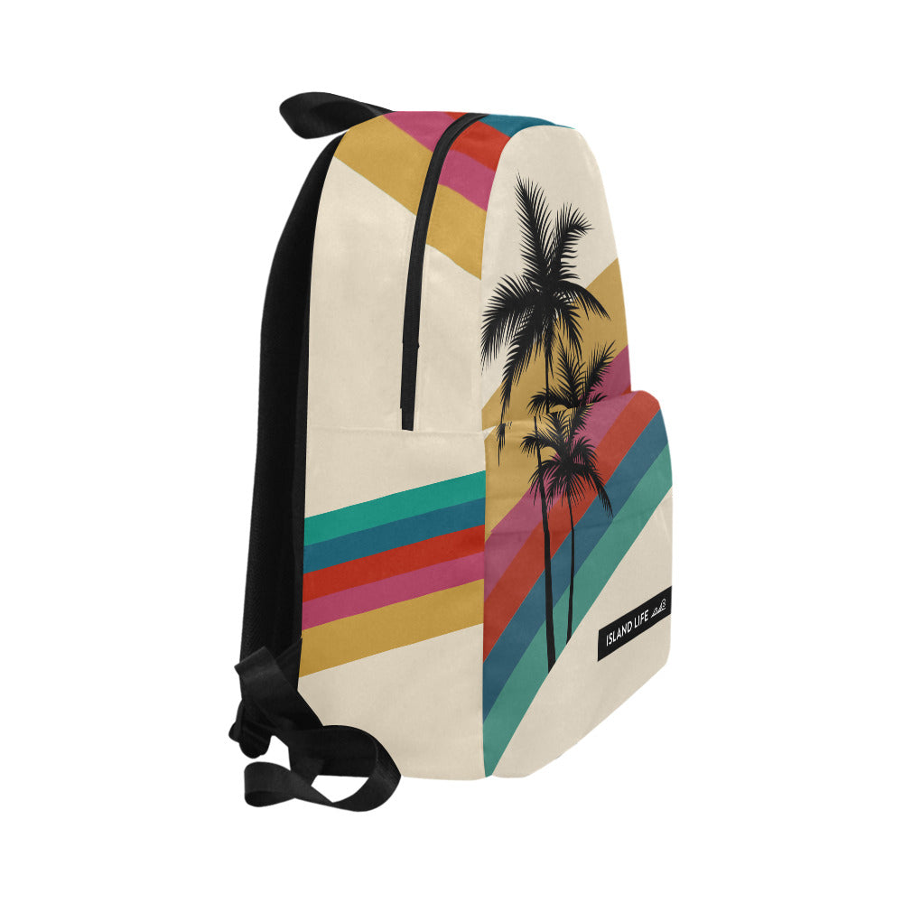 Retro Rainbow Sunset Unisex Classic Backpack