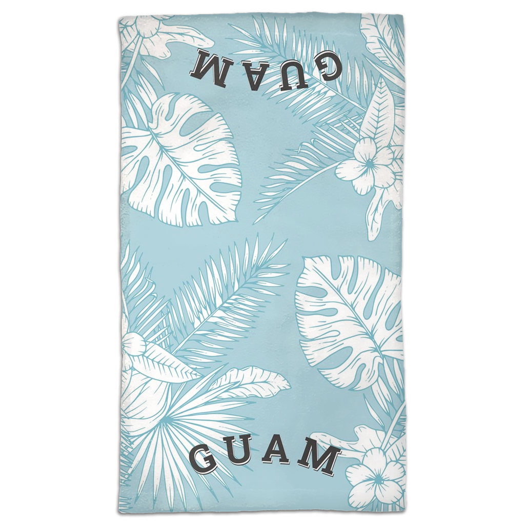 Guam Jungle Leaves Hand Towel