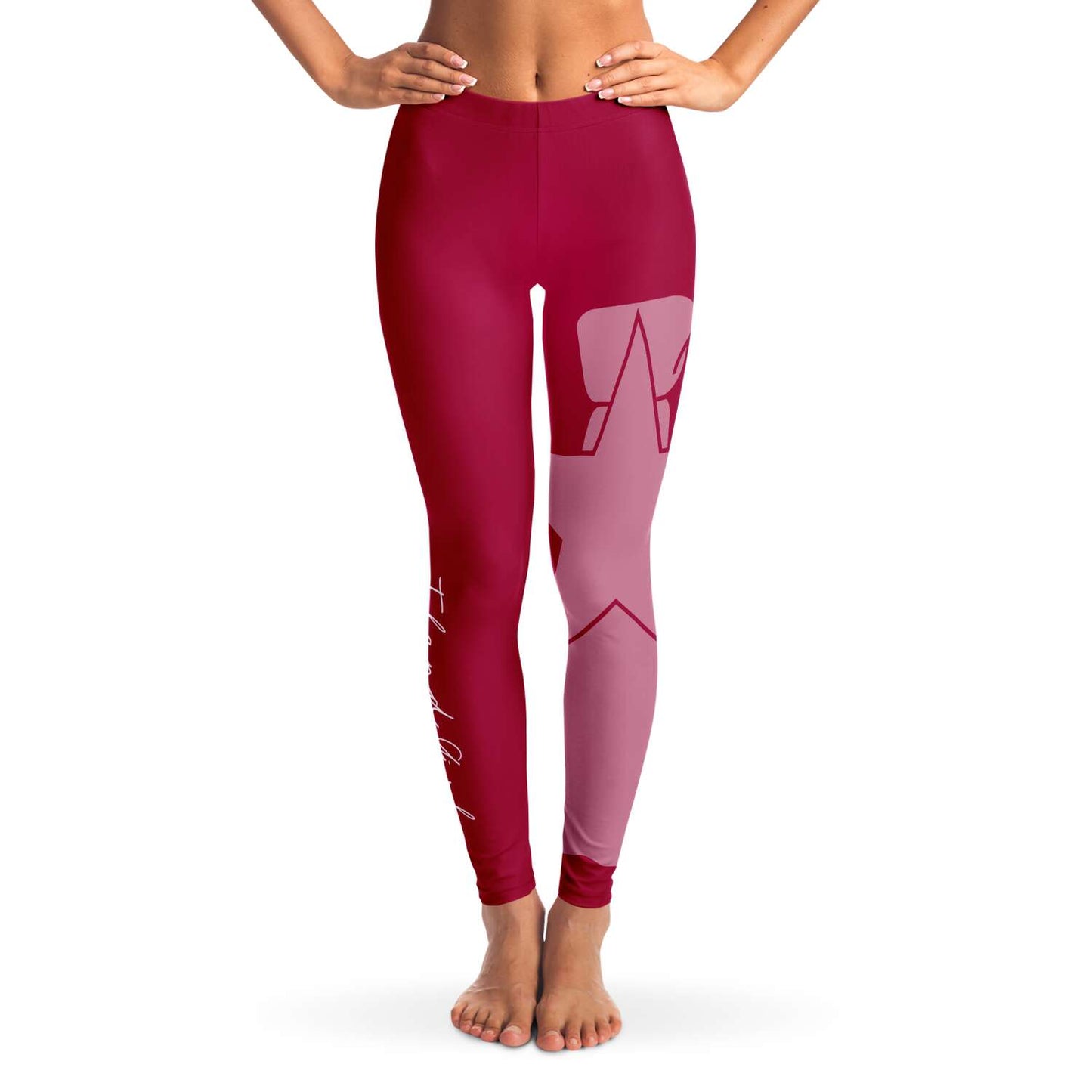 CNMI Seal Island Girl Red Premium Leggings