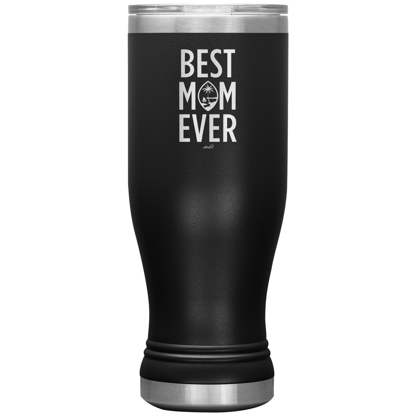 Best Mom Ever Guam Seal 20oz Boho Tumbler