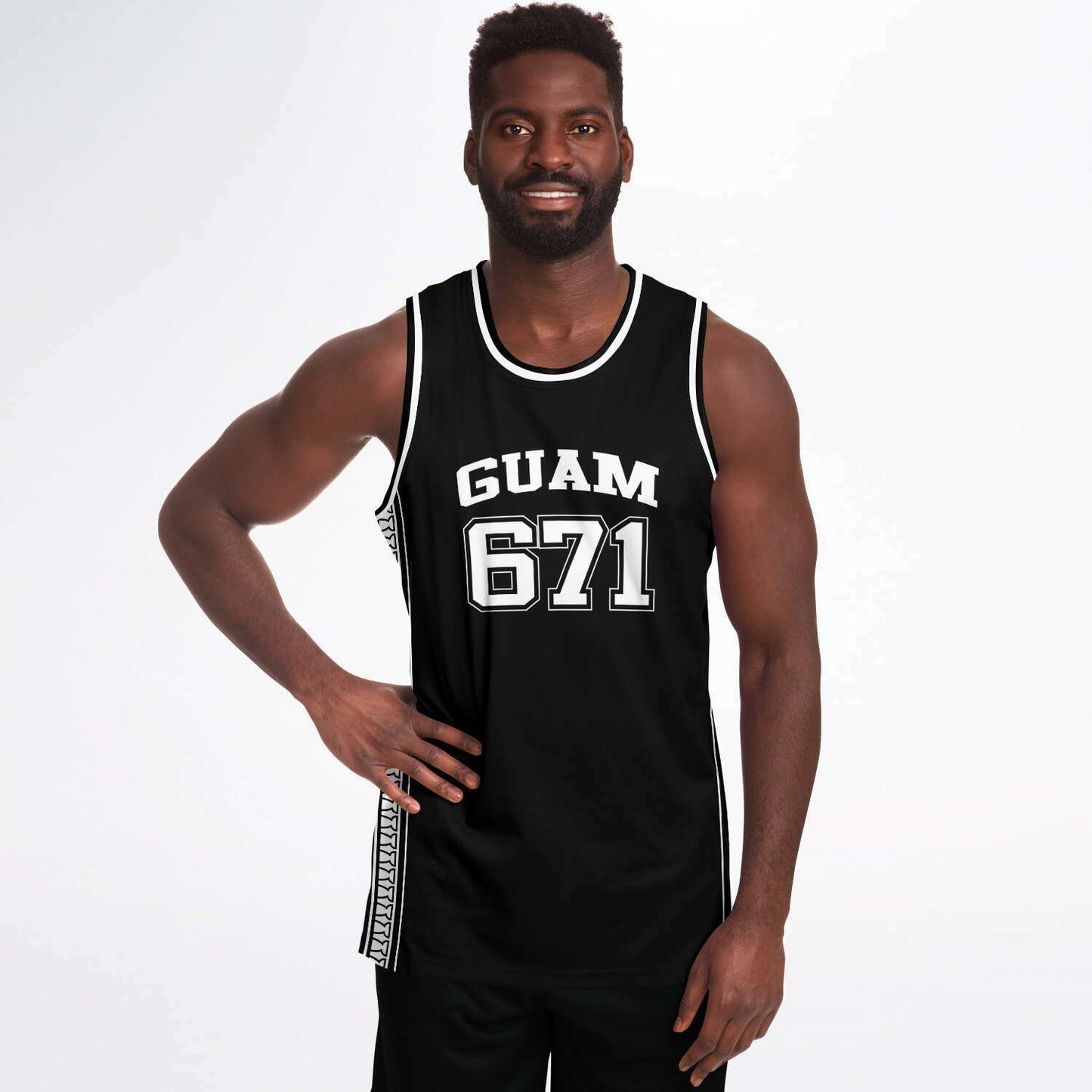 Guam 671 Tribal Basketball Jersey with Personalization