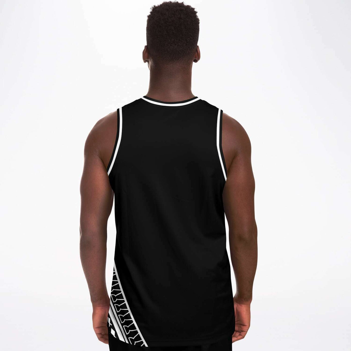 Guam Seal Tribal Black Basketball Jersey