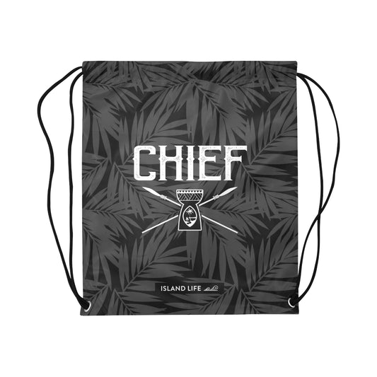 Guam Chief Large Drawstring Bag
