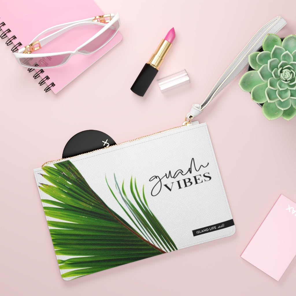 Guam Vibes Coconut Leaf Clutch Bag