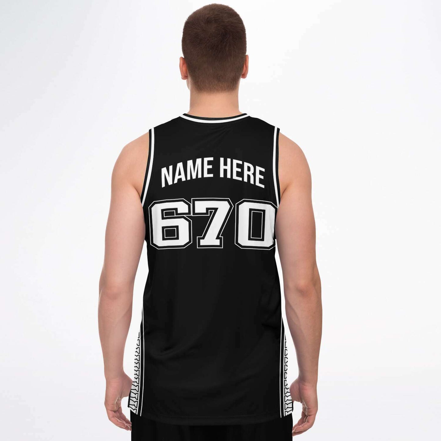 CNMI 670 Saipan Tribal Basketball Jersey with Personalization