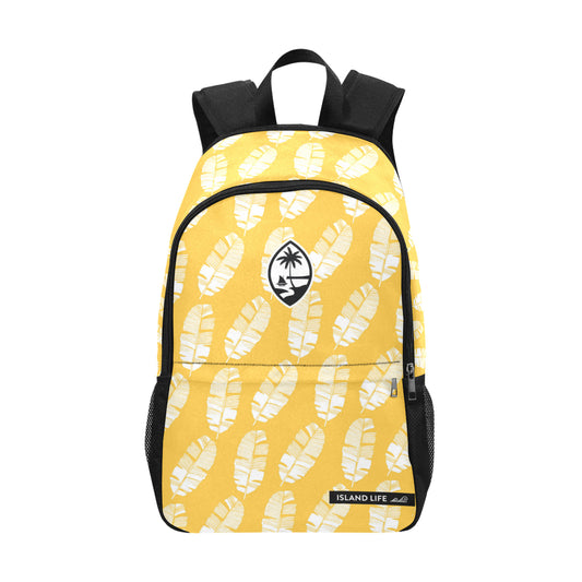 Guam Banana Leaves Laptop Side Pockets Backpack