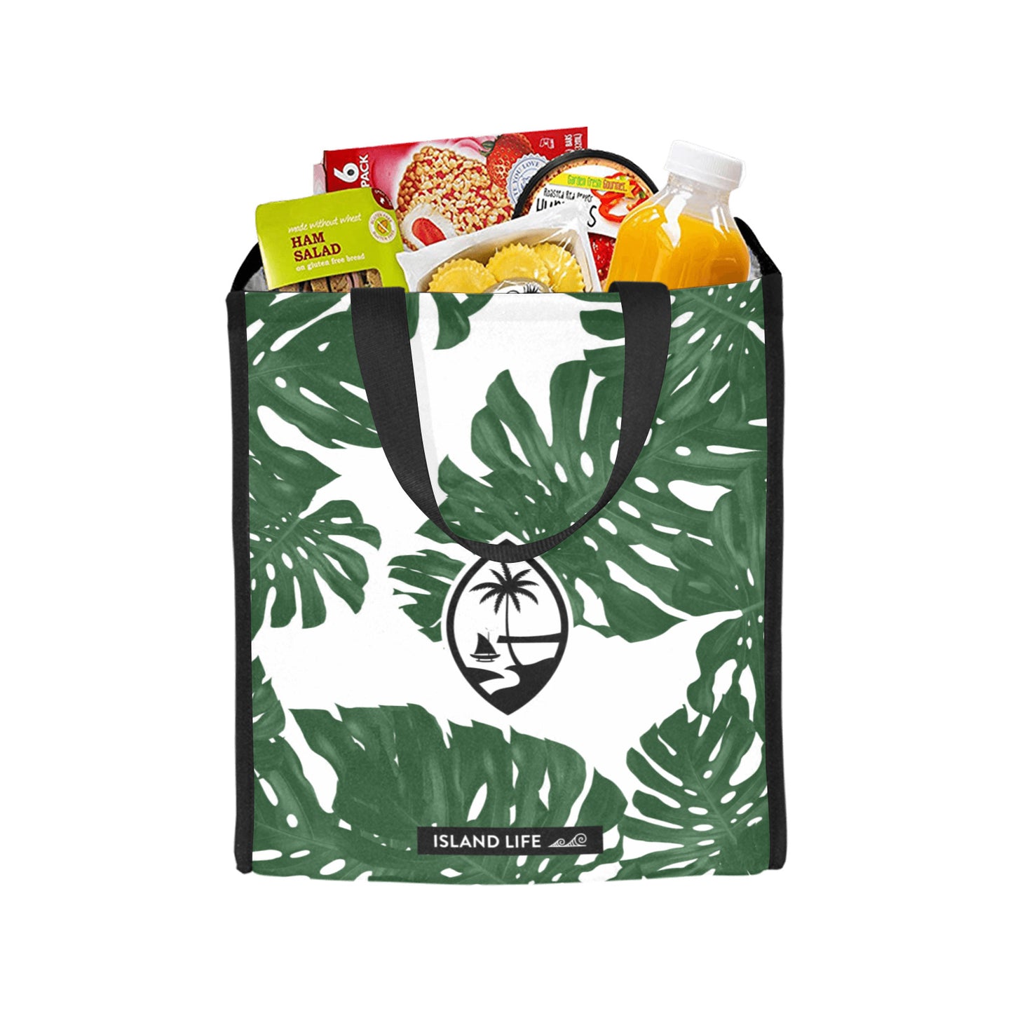 Guam Lemai Leaves Balutan Large Picnic Tote Bag