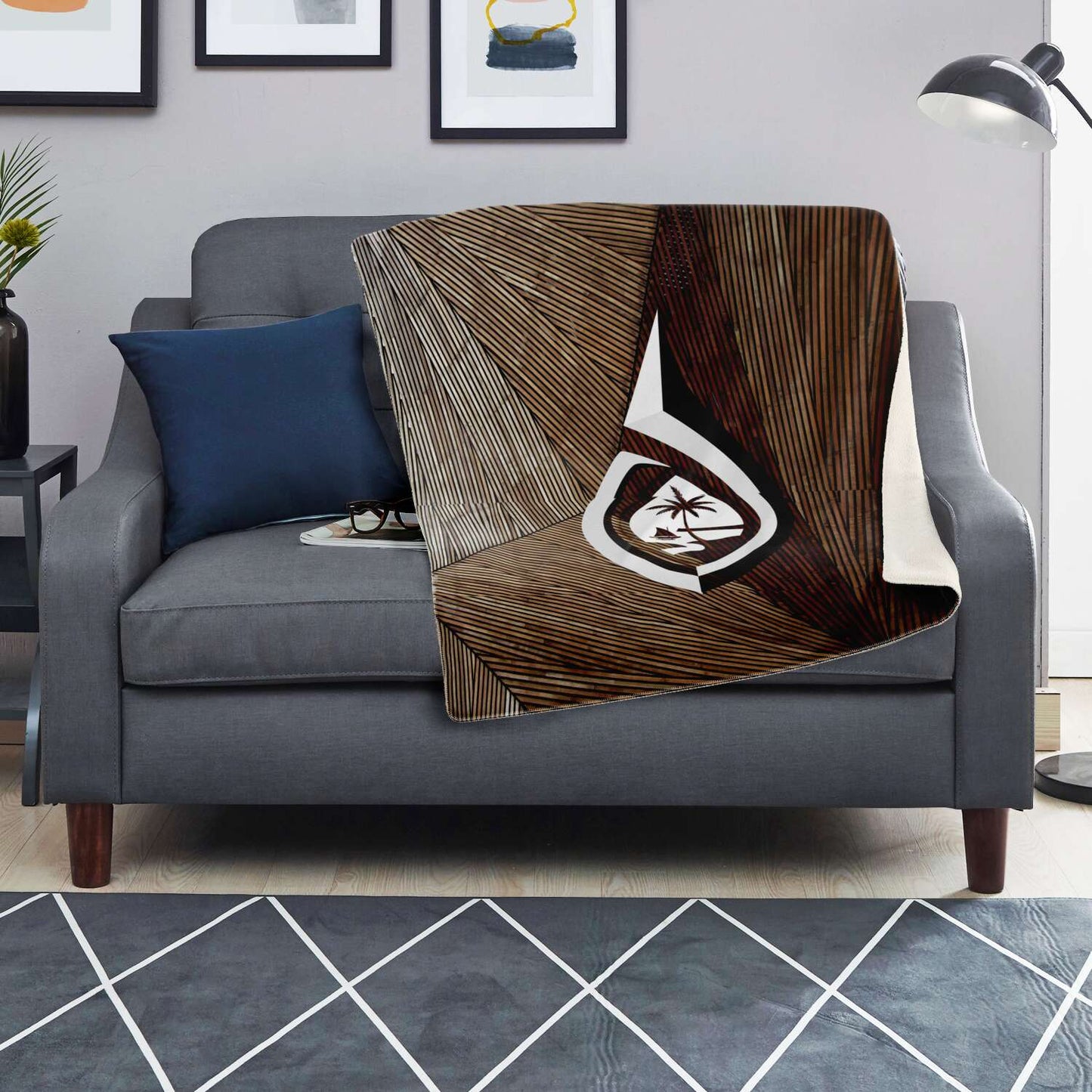 Guam Seal Hook Microfleece Blanket