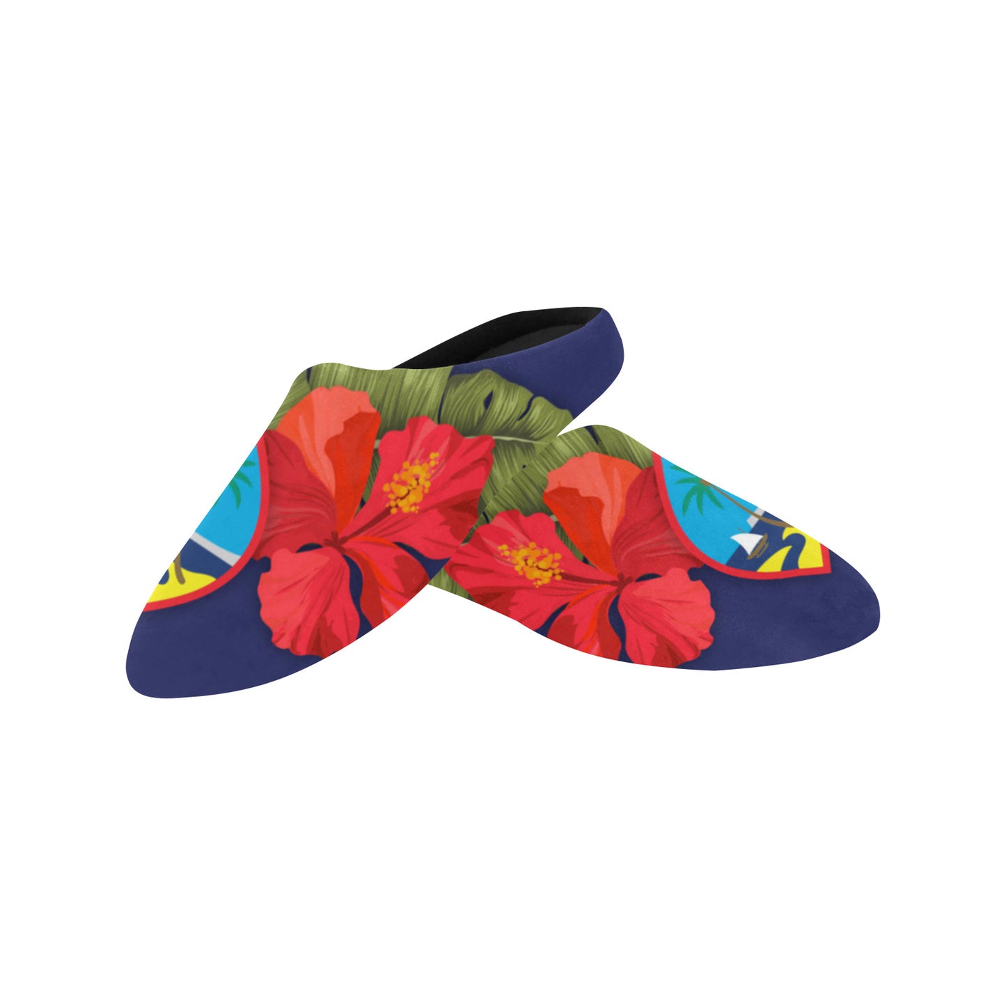 Guam Seal Hibiscus Paradise Women's House Slippers