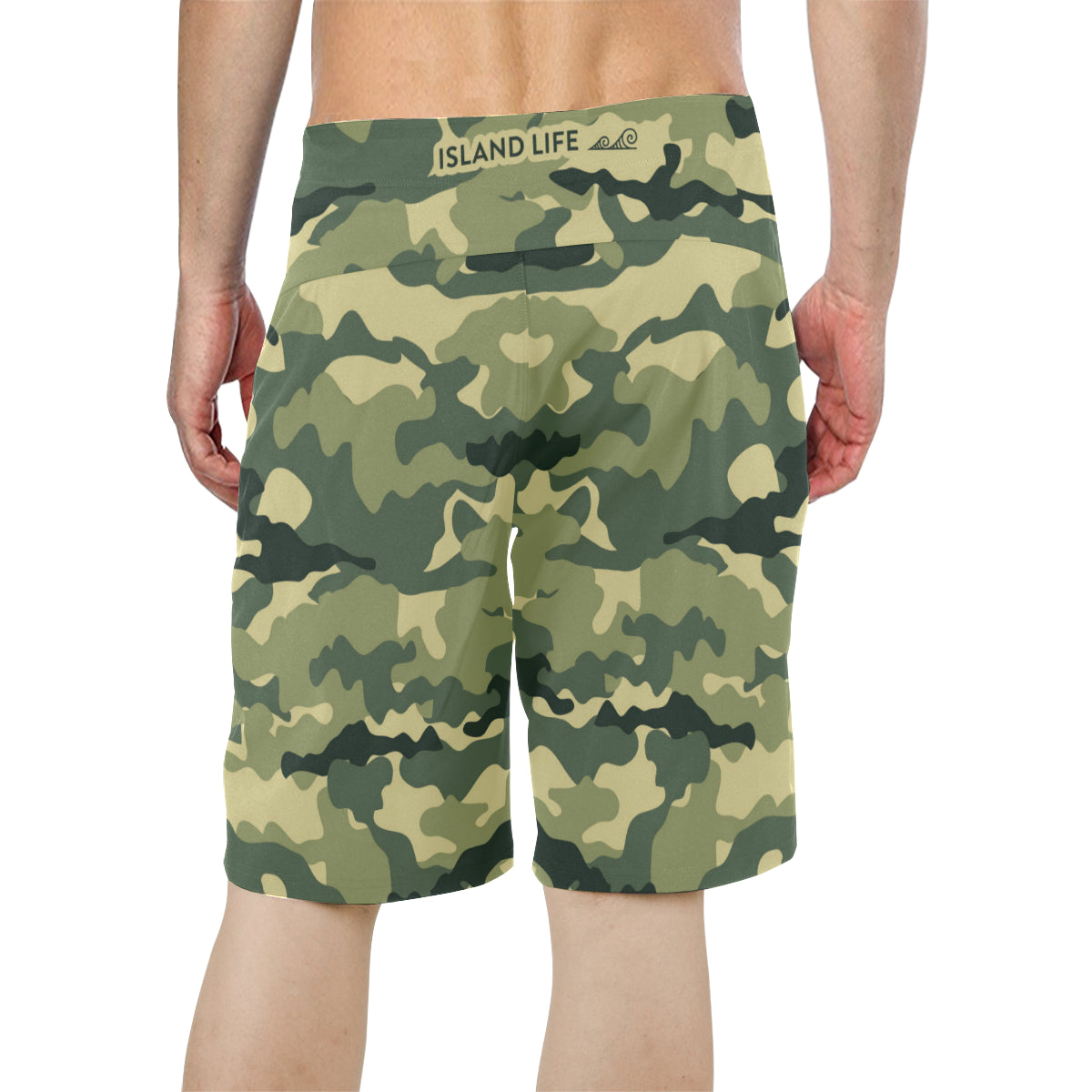 Guam Seal Camo All Over Print Board Shorts