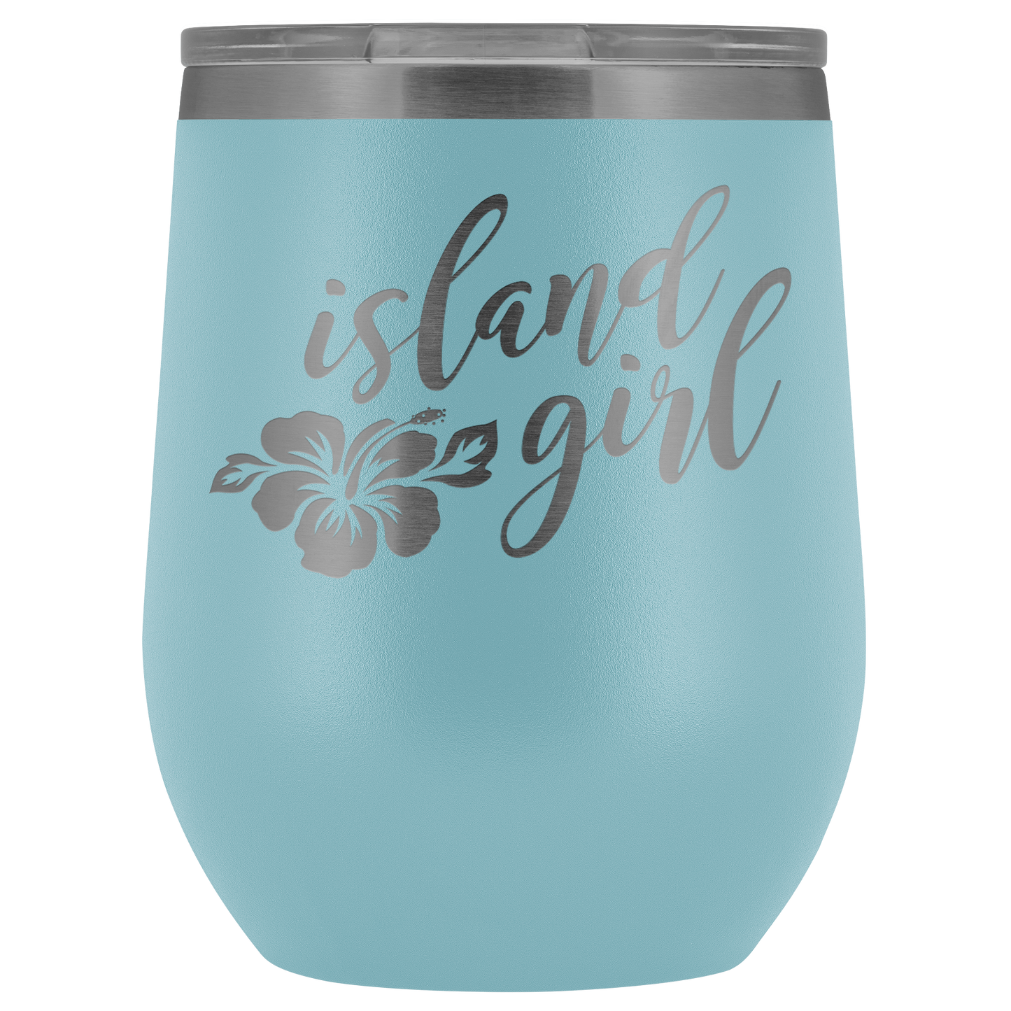 Island Girl Guam Saipan CNMI Wine Tumbler