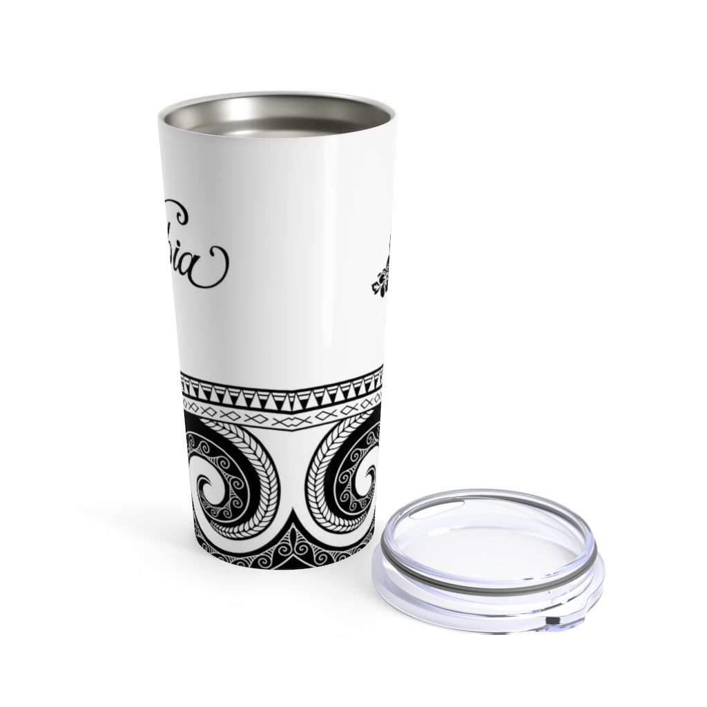 Nobia Chamorro Bride Guam Wedding White Tumbler 20oz