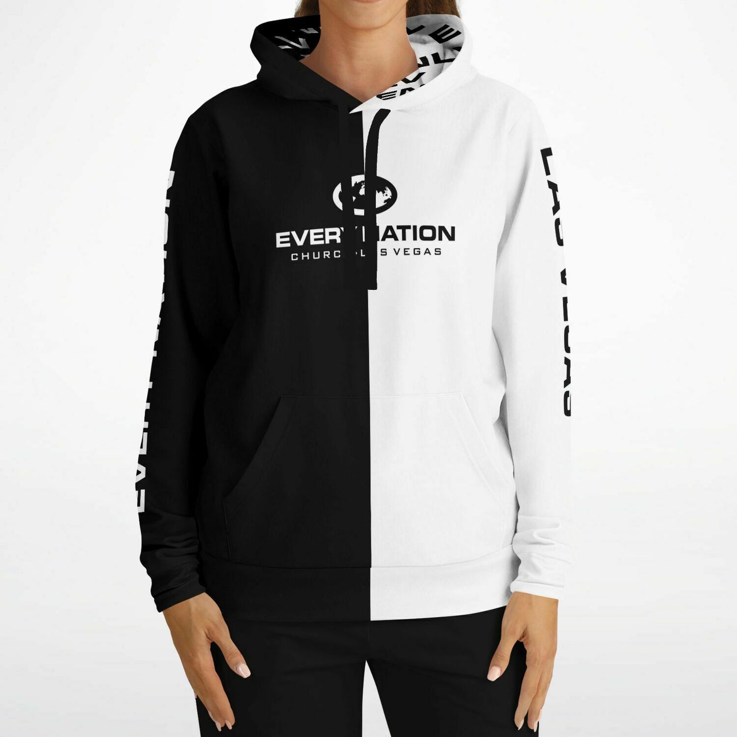 Every Nation Las Vegas Black White Hoodie
