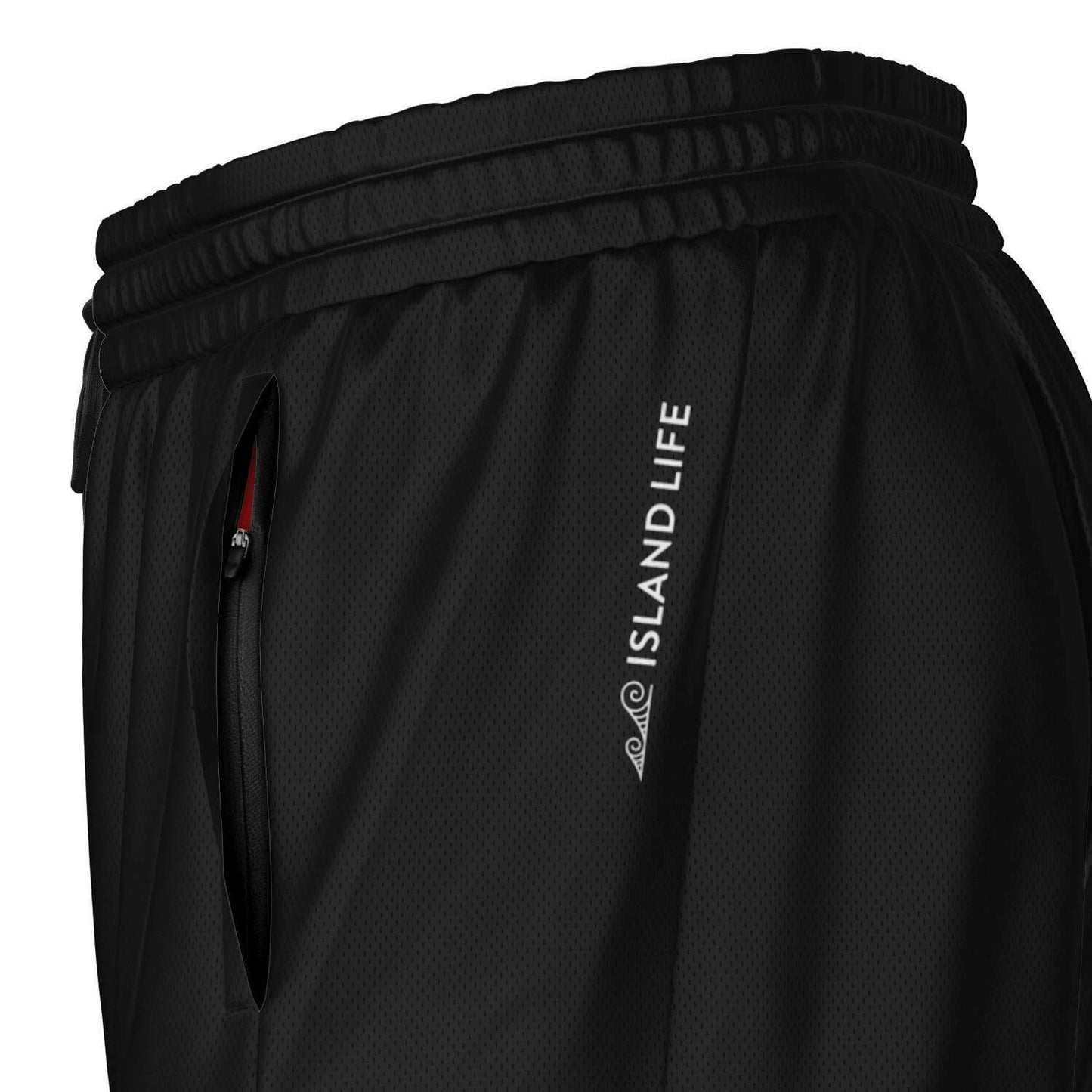Guam Tribal Layer 2-in-1 Phone Pocket Active Shorts