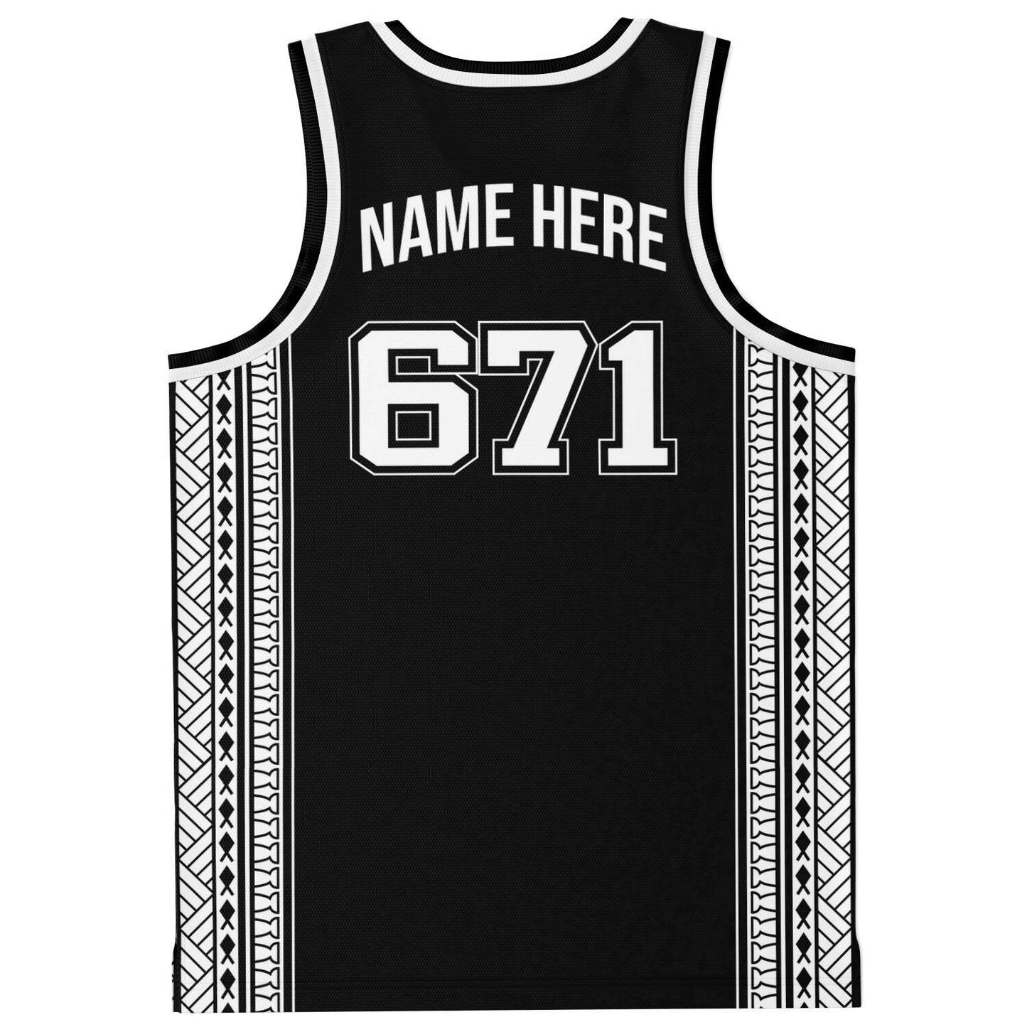 Guam 671 Tribal Basketball Jersey with Personalization