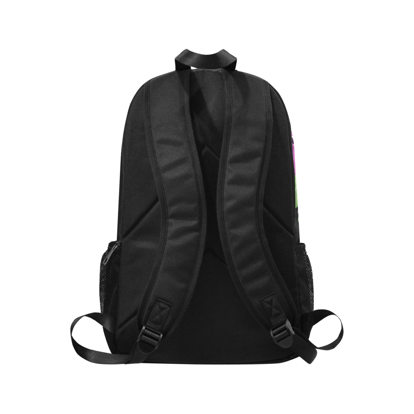 Guam Purple Hibiscus Laptop Side Pockets Backpack