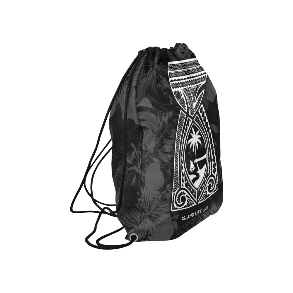 Latte Stone Tribal Large Drawstring Bag