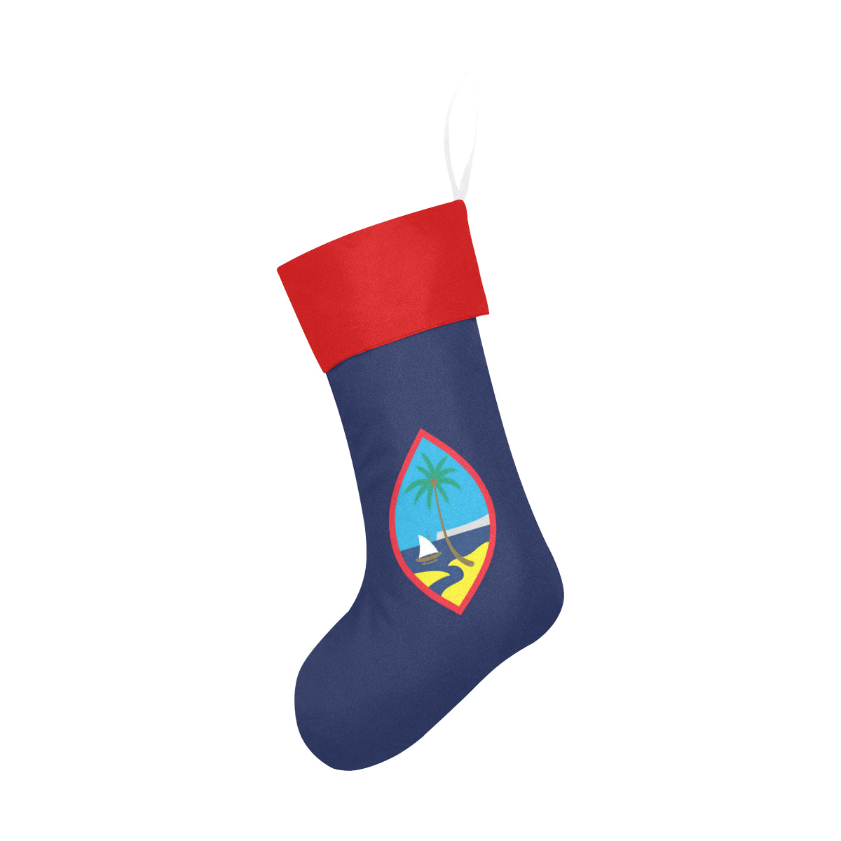 Guam Flag Christmas Stocking