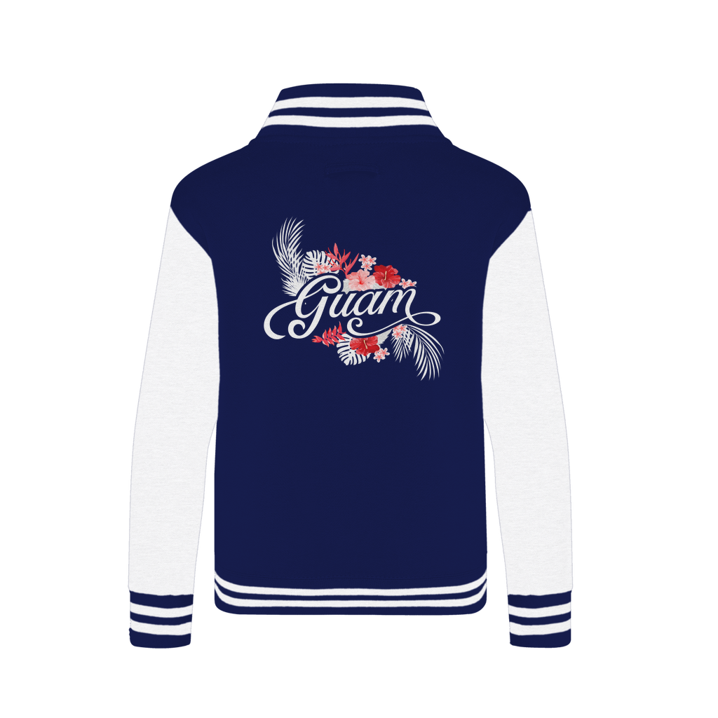 Guam Floral Varsity Jacket