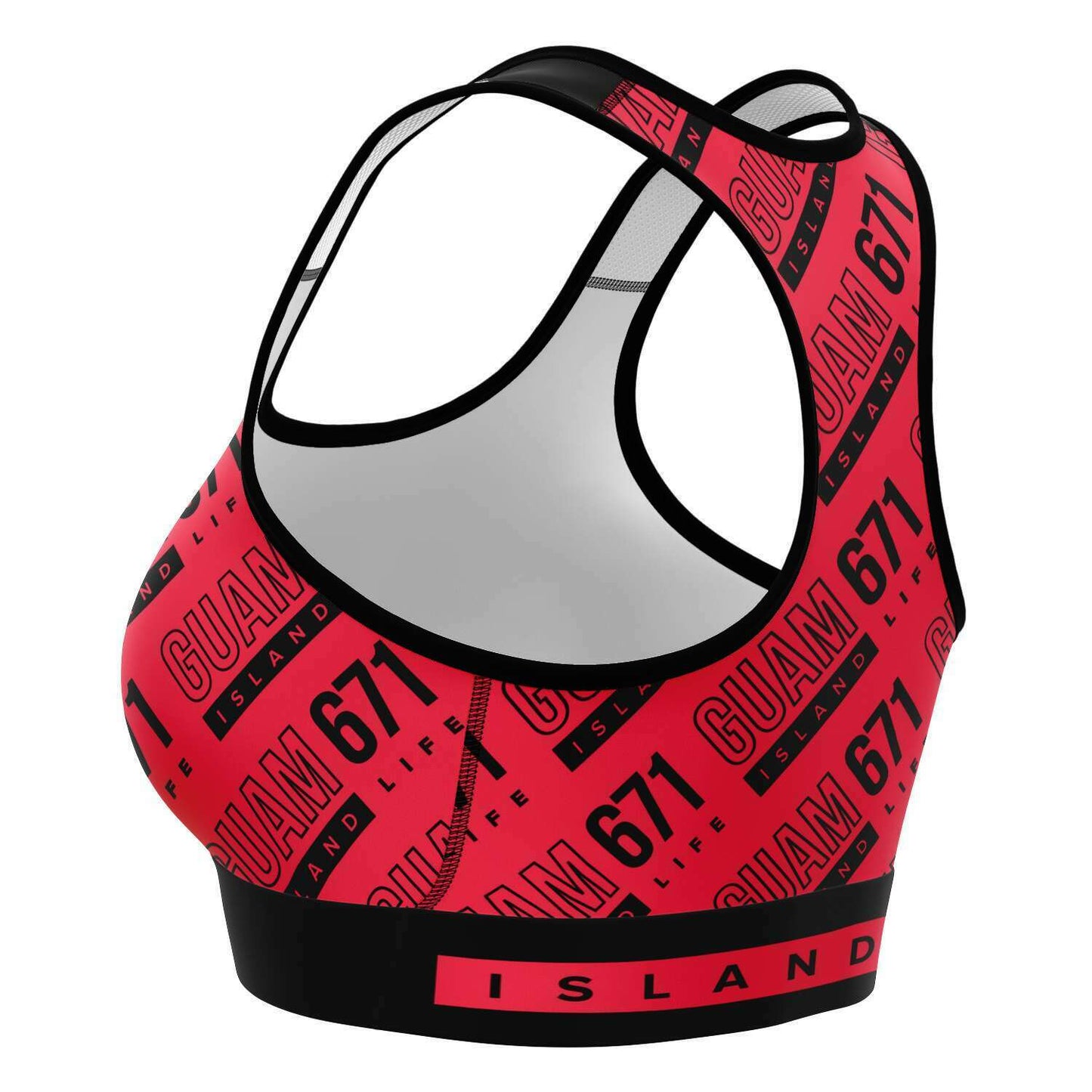 Guam 671 Pink Sports Bra
