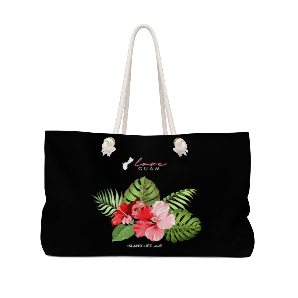 Love Guam Red Weekender Tote Bag