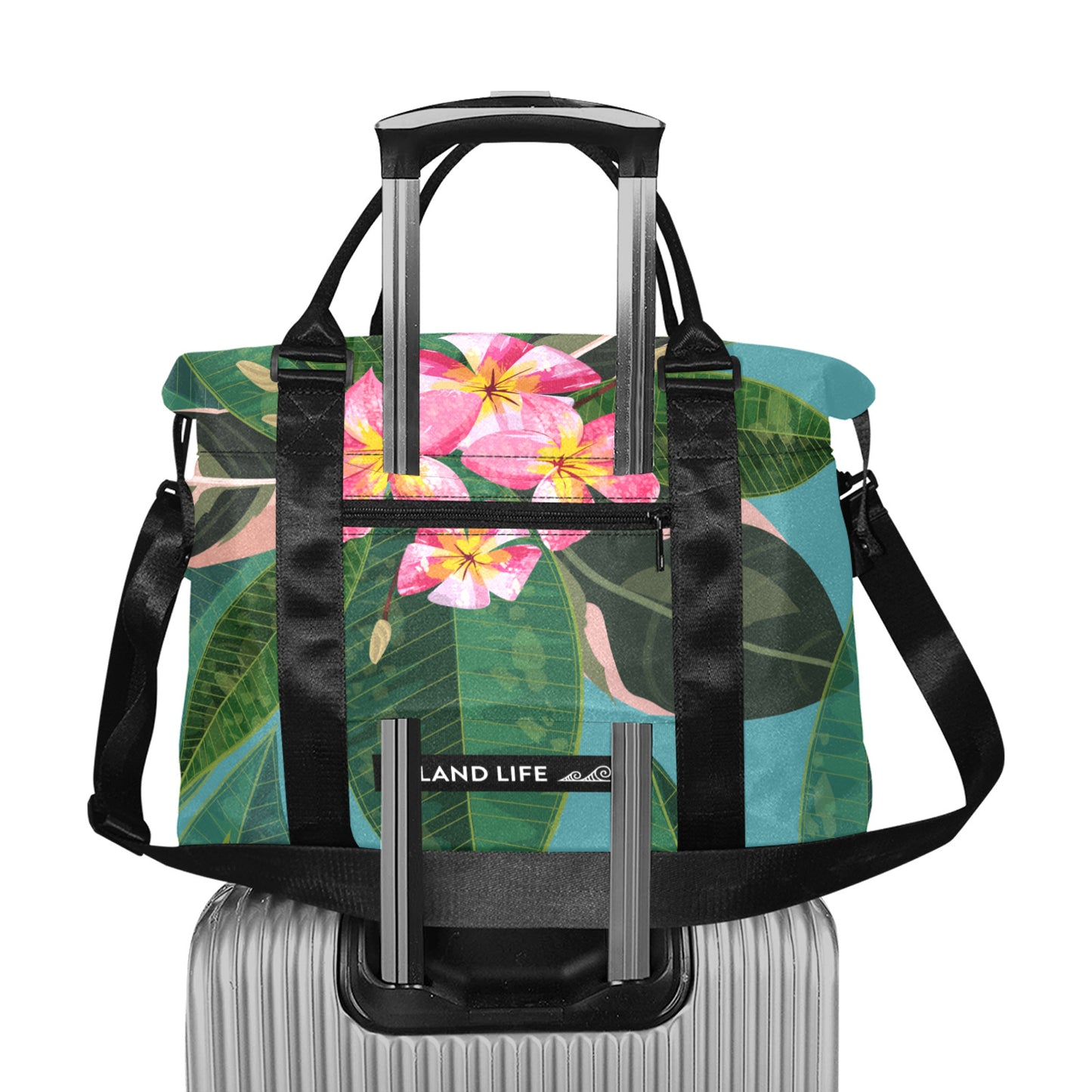 Guam Plumeria Large Travel Duffel Bag