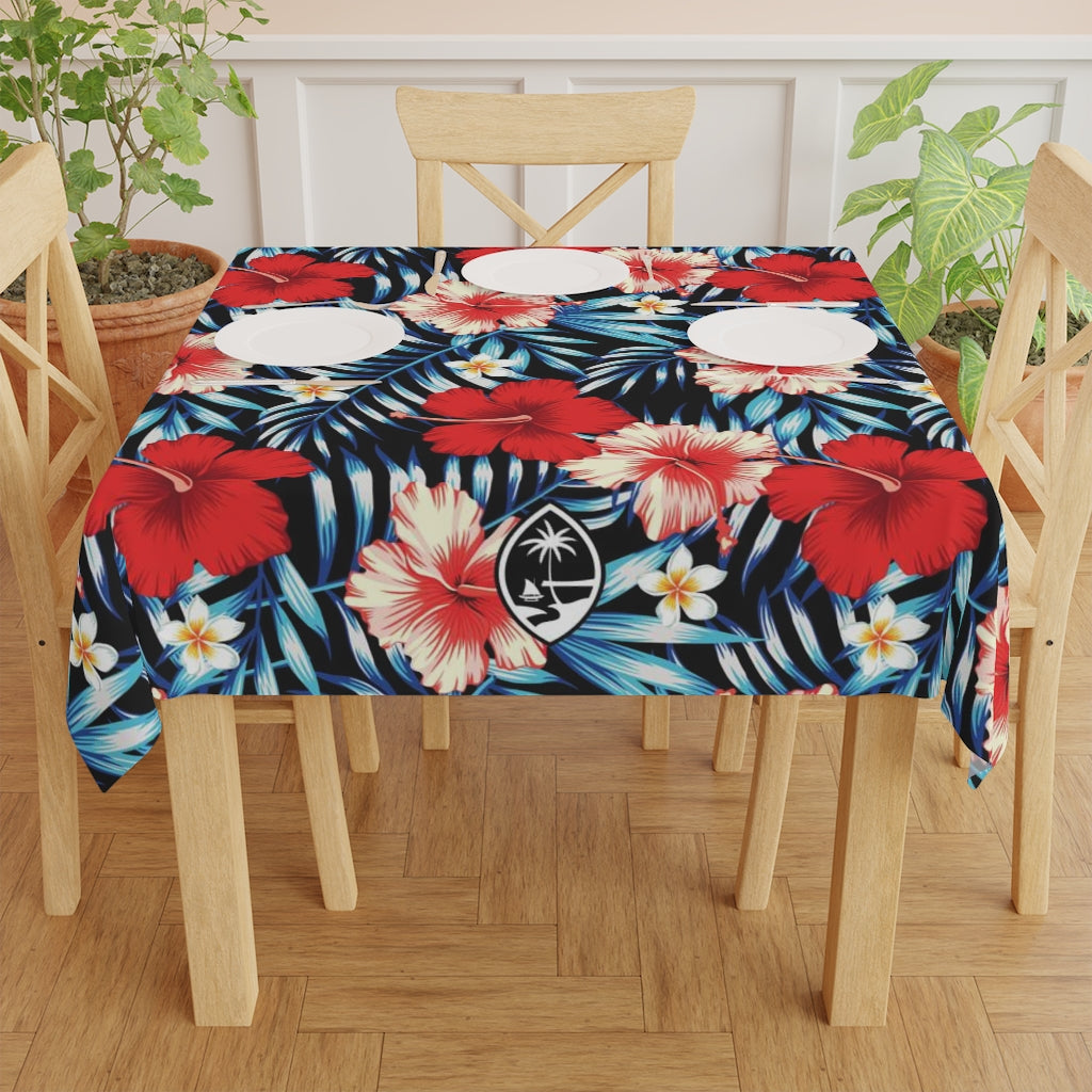 Guam Tropical Floral Table Cloth