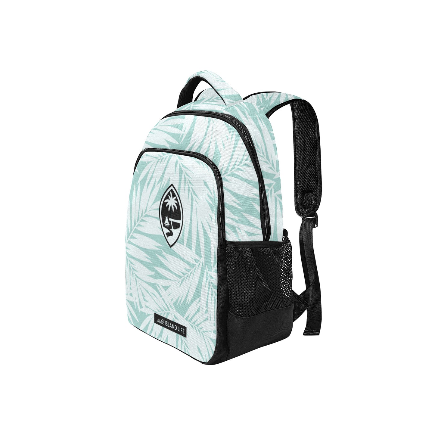 Guam Coconut Leaves Teal Multifunctional Backpack