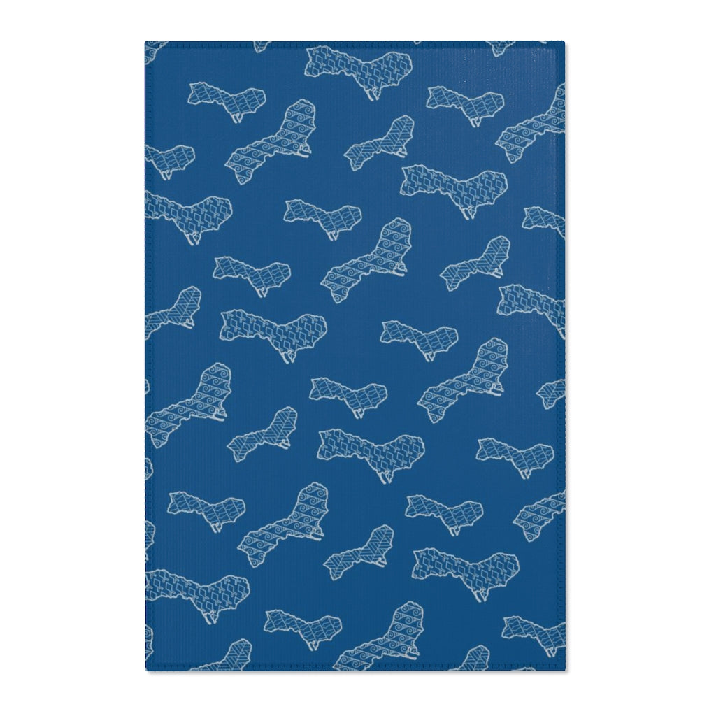 Islands of Guam Blue Nursery Rug Area Rug