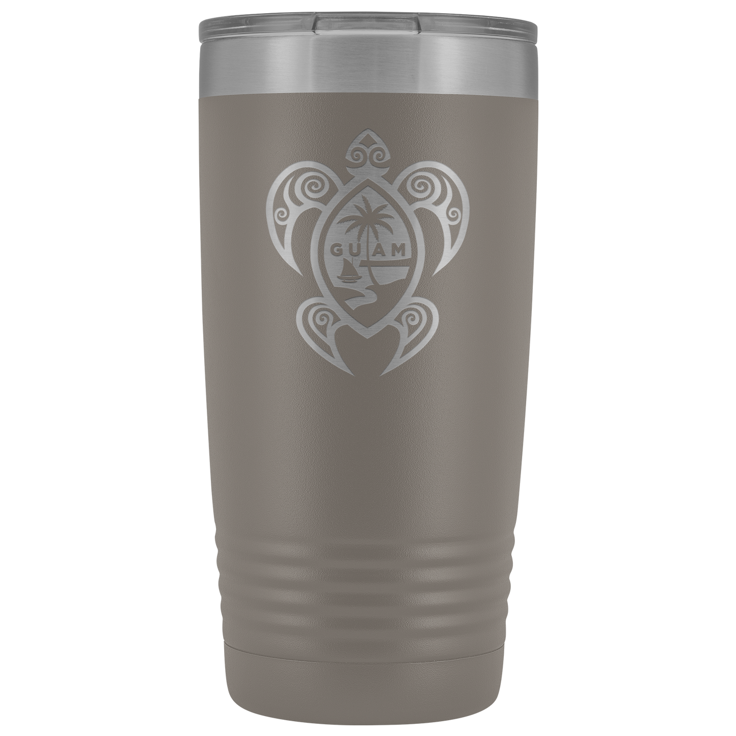 Guam Seal Tribal Turtle 20oz Tumbler